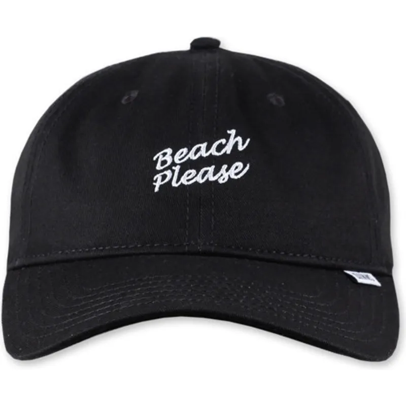 petten-gebogen-zwart-verstelbaar-texting-beach-please-van-djinns petten-gebogen-zwart-verstelbaar-texting-beach-please-van-djinns
