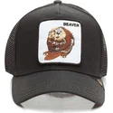 petten-gebogen-zwart-snapback-waxed-the-farm-van-goorin-bros