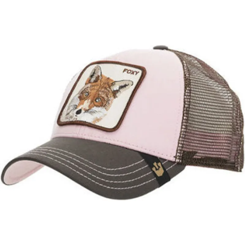petten-gebogen-roze-snapback-foxy-baby-the-farm-van-goorin-bros