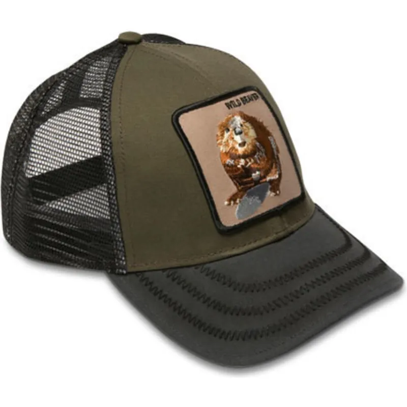 petten-gebogen-groen-snapback-wild-beaver-the-farm-van-goorin-bros
