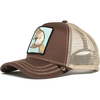petten-gebogen-bruin-snapback-beaver-the-farm-van-goorin-bros