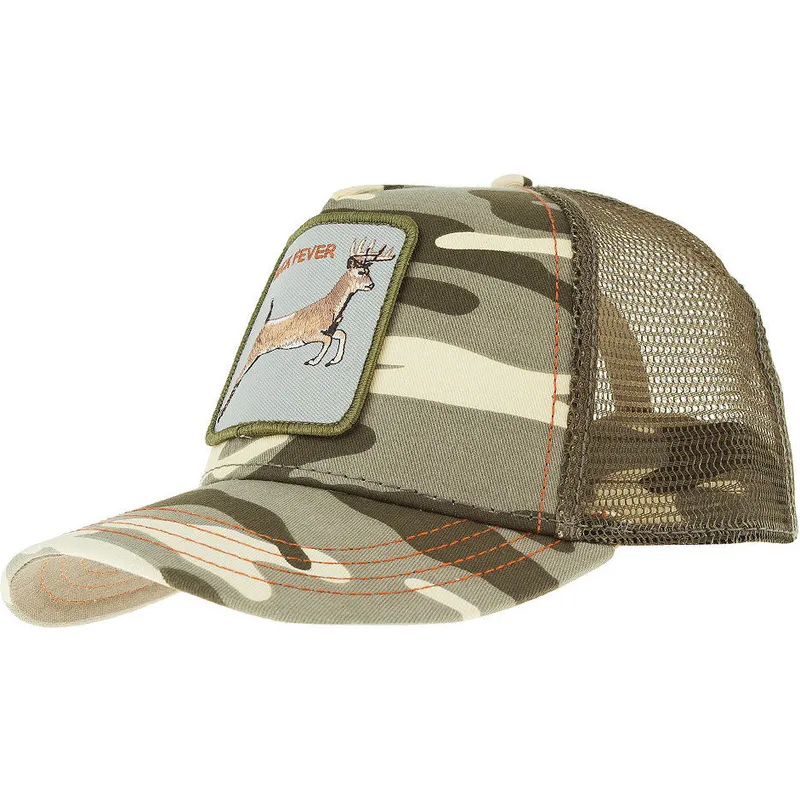 petten-gebogen-camouflage-snapback-4-points-the-farm-van-goorin-bros petten-gebogen-camouflage-snapback-4-points-the-farm-van-goorin-bros