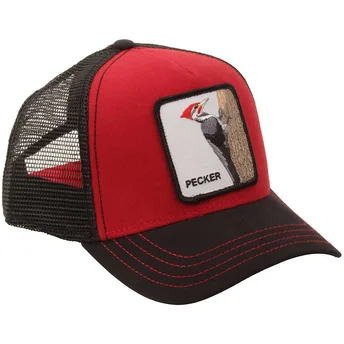 petten-gebogen-rood-snapback-woody-wood-the-farm-van-goorin-bros