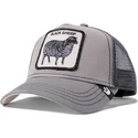 petten-gebogen-grijs-snapback-shades-of-black-the-farm-van-goorin-bros