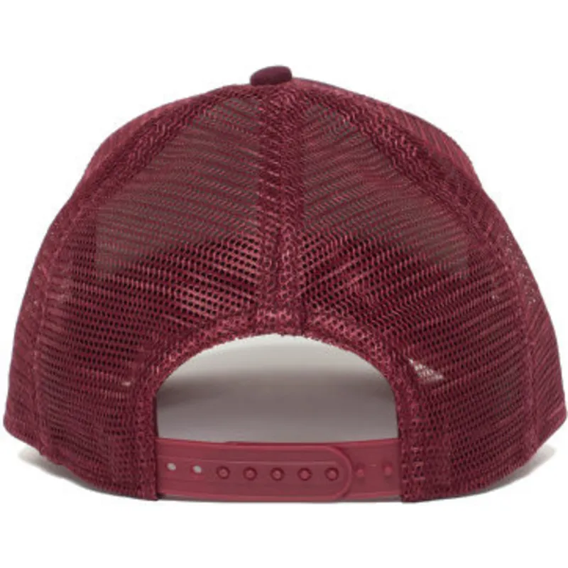 petten-gebogen-rood-snapback-foxy-mama-the-farm-van-goorin-bros