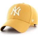 petten-gebogen-geel-snapback-van-new-york-yankees-mlb-van-47-brand