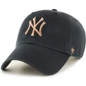 petten-gebogen-zwart-verstelbaar-bronce-van-new-york-yankees-mlb-van-47-brand