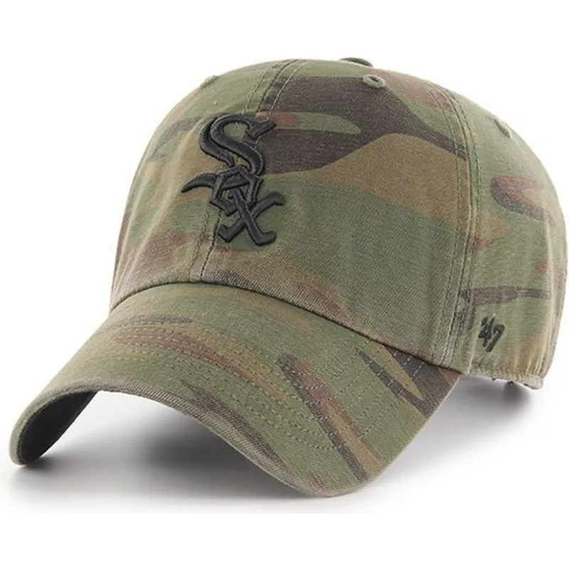 petten-gebogen-camouflage-verstelbaar-van-chicago-white-sox-mlb-van-47-brand