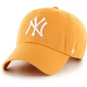 petten-gebogen-geel-verstelbaar-van-new-york-yankees-mlb-van-47-brand
