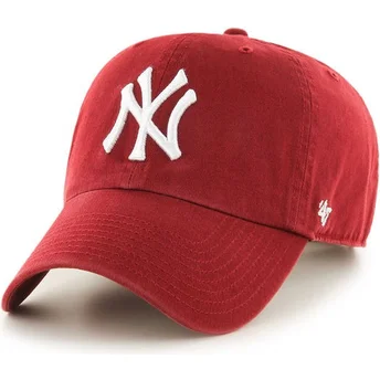 Petten gebogen rood verstelbaar van New York Yankees MLB van 47 Brand