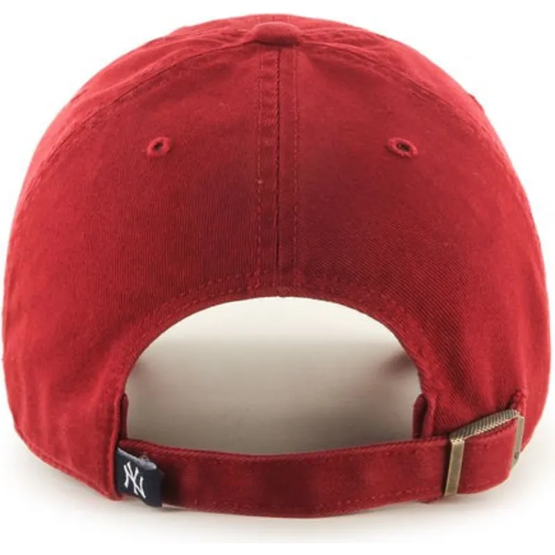 petten-gebogen-rood-verstelbaar-van-new-york-yankees-mlb-van-47-brand