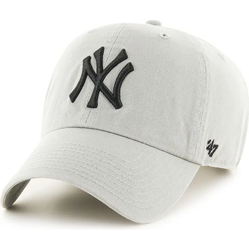 petten-gebogen-grijs-verstelbaar-van-new-york-yankees-mlb-van-47-brand