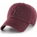 petten-gebogen-rood-verstelbaar-van-new-york-yankees-mlb-van-47-brand