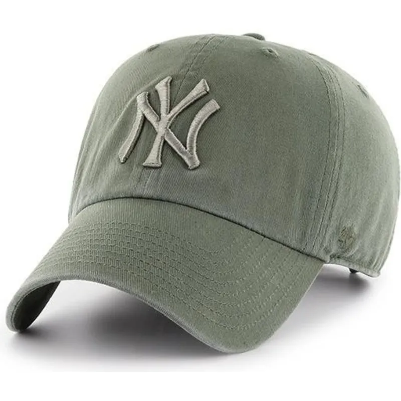 petten-gebogen-groen-verstelbaar-van-new-york-yankees-mlb-van-47-brand