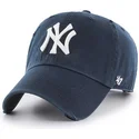 petten-gebogen-marineblauw-verstelbaar-van-new-york-yankees-mlb-van-47-brand