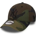 petten-gebogen-camouflage-verstelbaar-9forty-essential-van-new-york-yankees-mlb-van-new-era