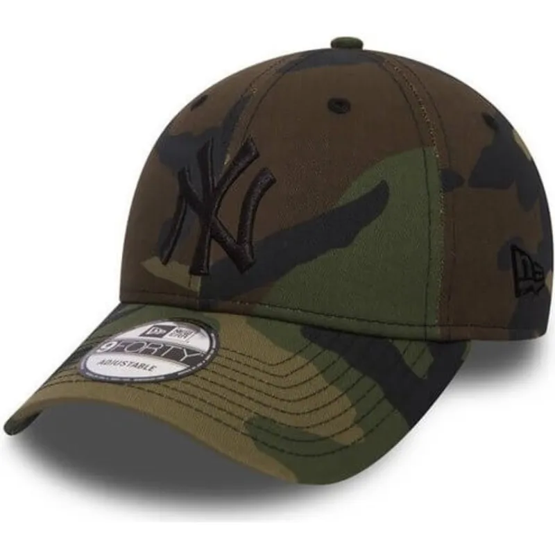 petten-gebogen-camouflage-verstelbaar-9forty-essential-van-new-york-yankees-mlb-van-new-era
