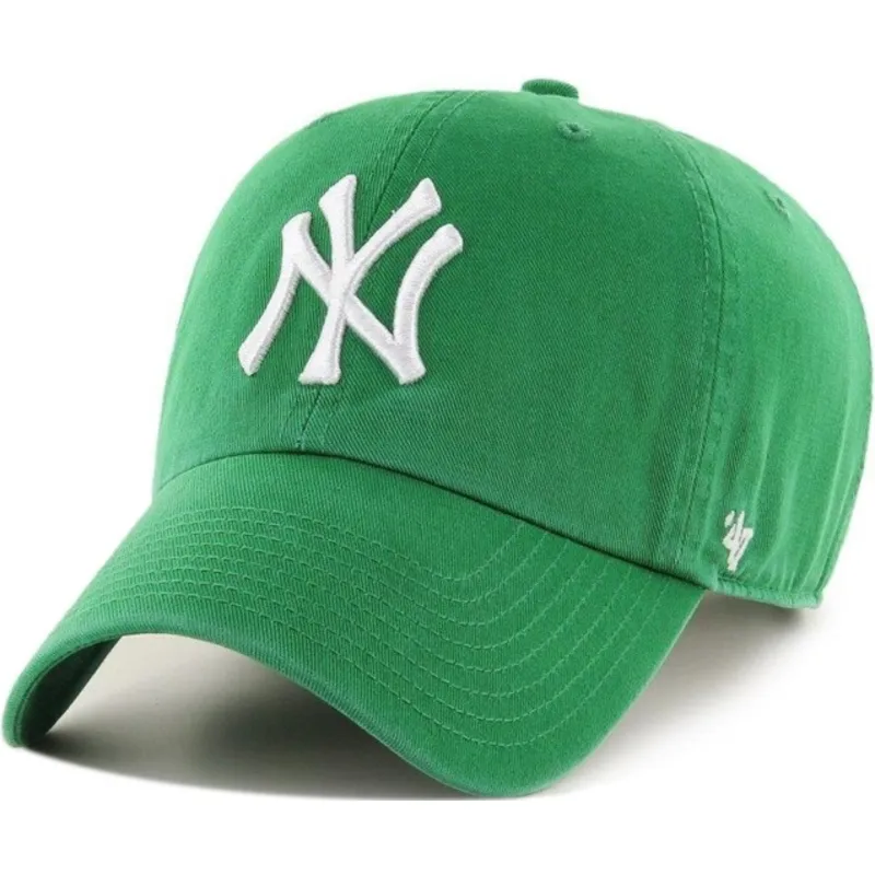 petten-gebogen-groen-verstelbaar-van-new-york-yankees-mlb-van-47-brand
