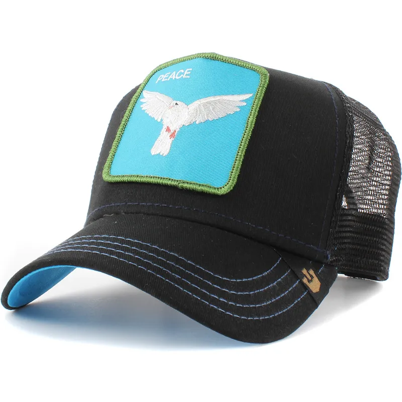 petten-gebogen-zwart-snapback-peace-keeper-the-farm-van-goorin-bros petten-gebogen-zwart-snapback-peace-keeper-the-farm-van-goorin-bros