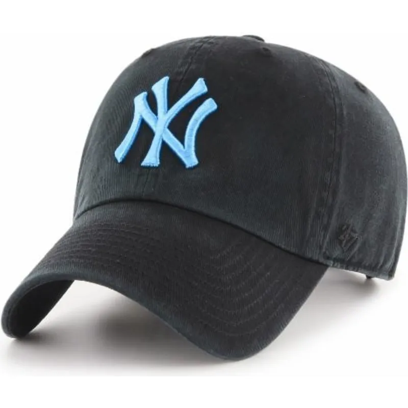 petten-gebogen-zwart-verstelbaar-van-new-york-yankees-mlb-van-47-brand