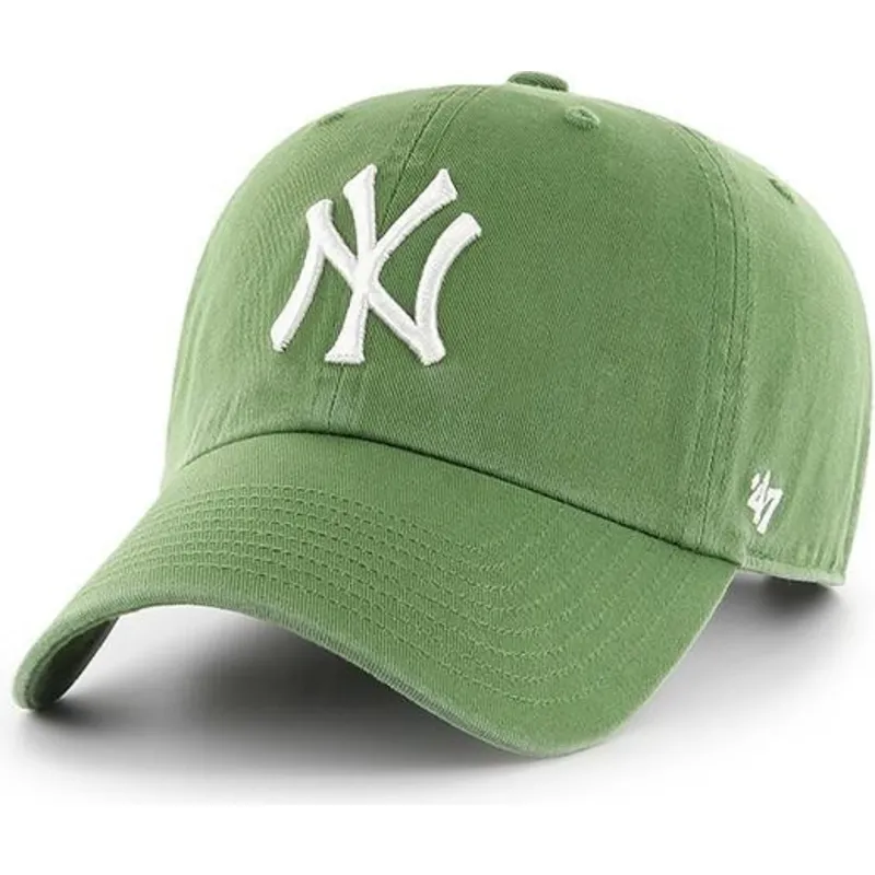 petten-gebogen-groen-verstelbaar-helecho-van-new-york-yankees-mlb-van-47-brand