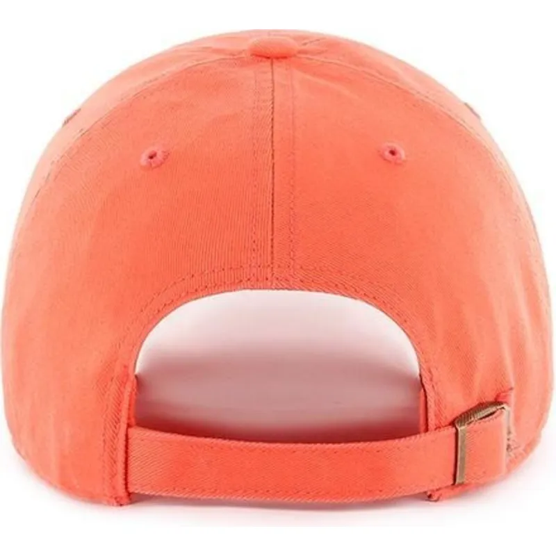 petten-gebogen-oranje-verstelbaar-pomelo-van-new-york-yankees-mlb-van-47-brand