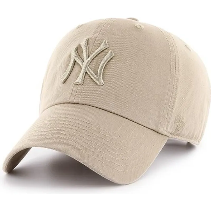 petten-gebogen-beige-verstelbaar-van-new-york-yankees-mlb-van-47-brand