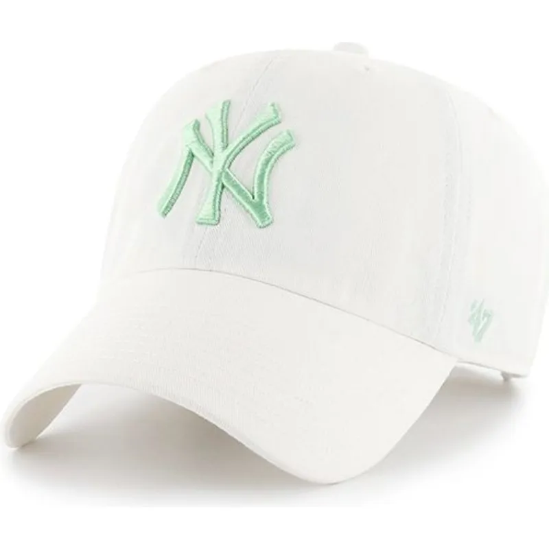 petten-gebogen-wit-verstelbaar-van-new-york-yankees-mlb-van-47-brand petten-gebogen-wit-verstelbaar-van-new-york-yankees-mlb-van-47-brand