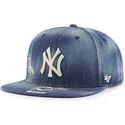 petten-plat-marineblauw-snapback-vaquero-van-new-york-yankees-mlb-van-47-brand