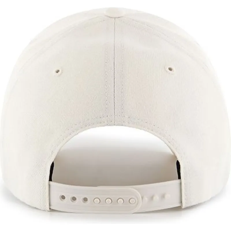 petten-gebogen-creme-snapback-van-los-angeles-dodgers-mlb-van-47-brand