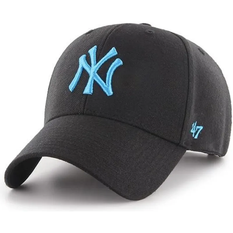 petten-gebogen-zwart-snapback-van-new-york-yankees-mlb-van-47-brand