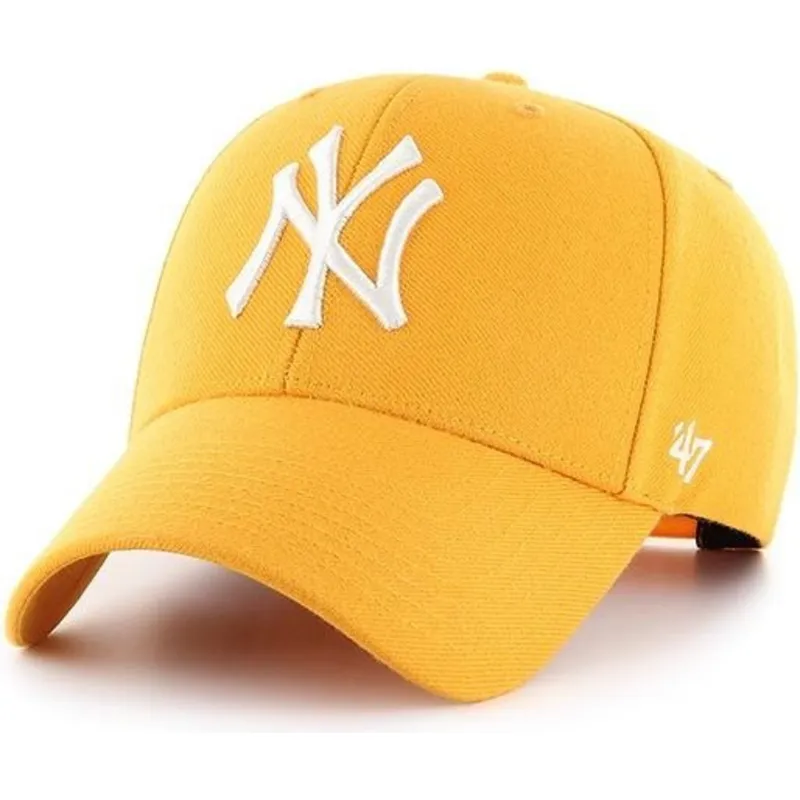 petten-gebogen-geel-snapback-oro-van-new-york-yankees-mlb-van-47-brand