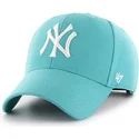 petten-gebogen-groen-snapback-turquesa-van-new-york-yankees-mlb-van-47-brand