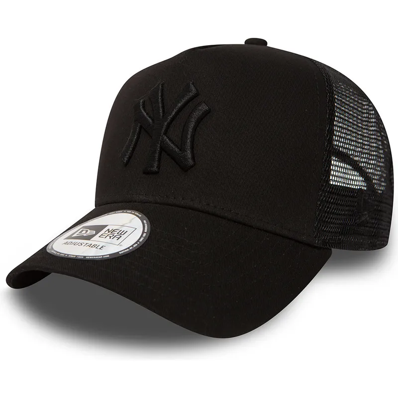 petten-gebogen-zwart-snapback-clean-a-frame-van-new-york-yankees-mlb-van-new-era petten-gebogen-zwart-snapback-clean-a-frame-van-new-york-yankees-mlb-van-new-era