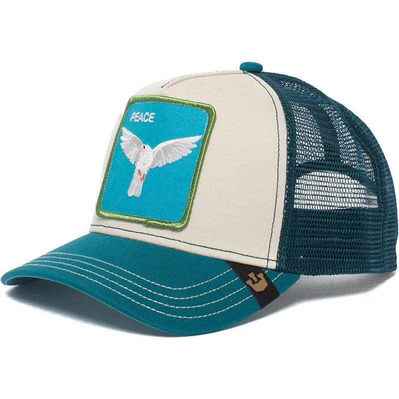 petten-gebogen-blauw-snapback-peace-keeper-the-farm-van-goorin-bros