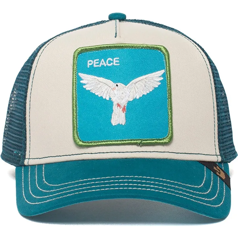 petten-gebogen-blauw-snapback-peace-keeper-the-farm-van-goorin-bros