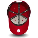 petten-gebogen-rood-verstelbaar-9forty-essential-van-new-york-yankees-mlb-van-new-era