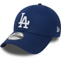 petten-gebogen-blauw-fitted-39thirty-essential-van-los-angeles-dodgers-mlb-van-new-era