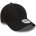 petten-gebogen-zwart-fitted-39thirty-essential-van-los-angeles-dodgers-mlb-van-new-era