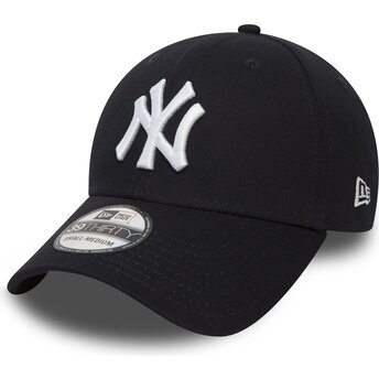Petten gebogen marineblauw fitted 39THIRTY Classic van New York Yankees MLB van New Era