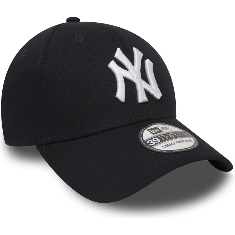 petten-gebogen-marineblauw-fitted-39thirty-classic-van-new-york-yankees-mlb-van-new-era