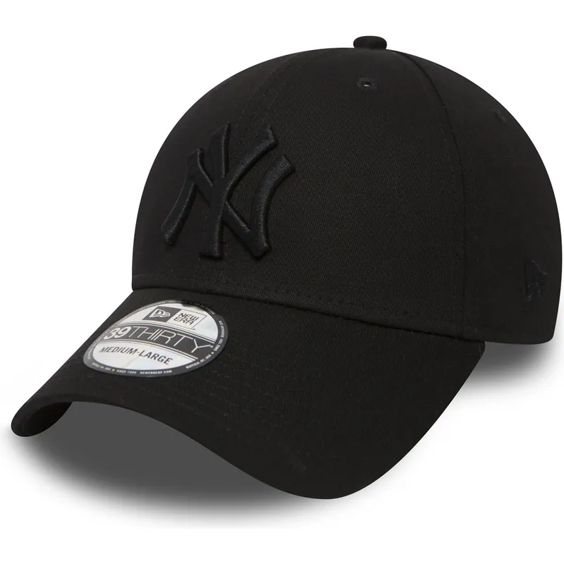 petten-gebogen-zwart-fitted-39thirty-classic-van-new-york-yankees-mlb-van-new-era