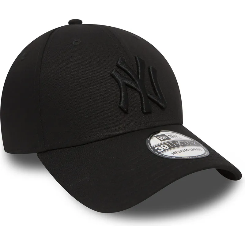 petten-gebogen-zwart-fitted-39thirty-classic-van-new-york-yankees-mlb-van-new-era