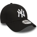 petten-gebogen-zwart-fitted-39thirty-classic-van-new-york-yankees-mlb-van-new-era