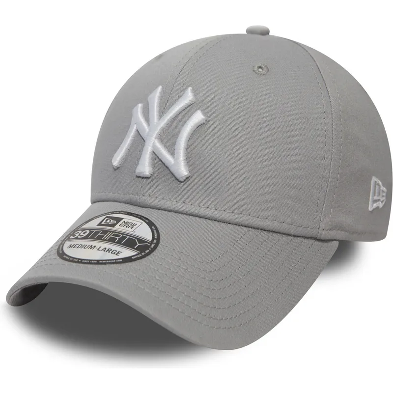 petten-gebogen-grijs-fitted-39thirty-classic-van-new-york-yankees-mlb-van-new-era