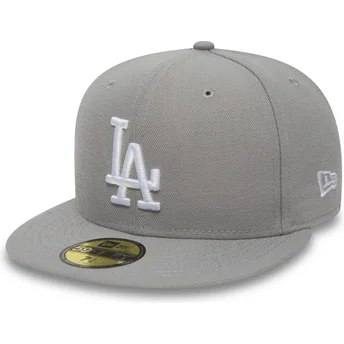 Petten plat grijs fitted 59FIFTY Essential van Los...