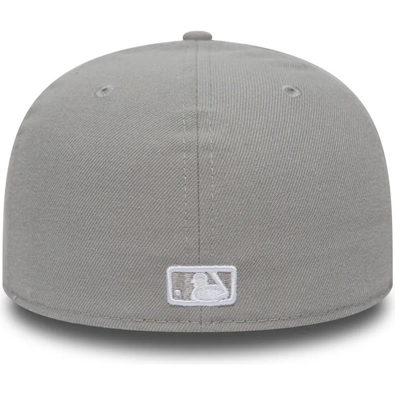 petten-plat-grijs-fitted-59fifty-essential-van-los-angeles-dodgers-mlb-van-new-era