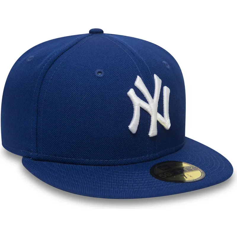 petten-plat-blauw-fitted-59fifty-essential-van-new-york-yankees-mlb-van-new-era petten-plat-blauw-fitted-59fifty-essential-van-new-york-yankees-mlb-van-new-era