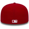 petten-plat-rood-fitted-59fifty-essential-van-new-york-yankees-mlb-van-new-era