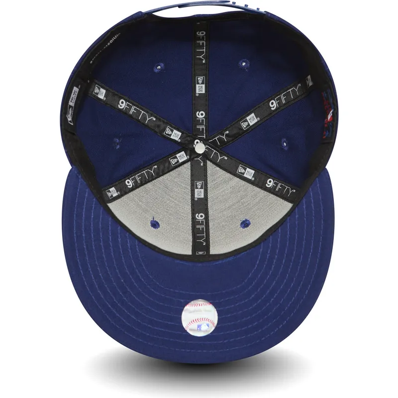 petten-plat-blauw-snapback-ajustable-9fifty-essential-van-los-angeles-dodgers-mlb-van-new-era